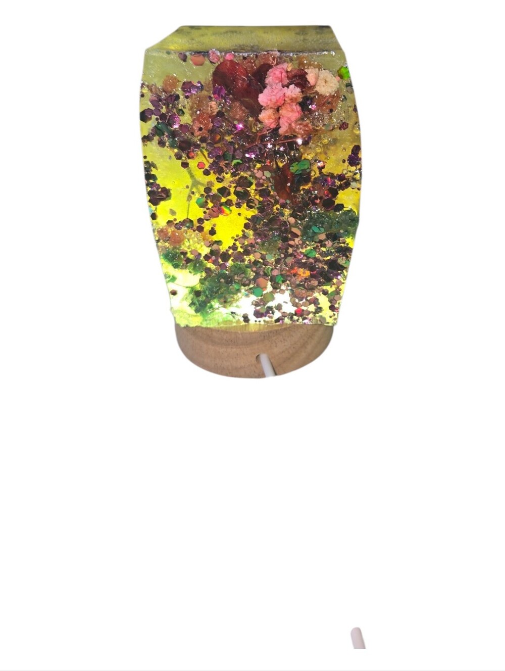 Resin Art Floral Display | Real Flowers Encased in Resin Hand Crafted